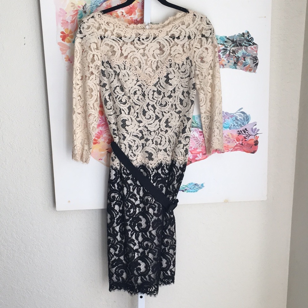 Tadashi Shoji Petite Beige Lace Women’s Shorts - 4P